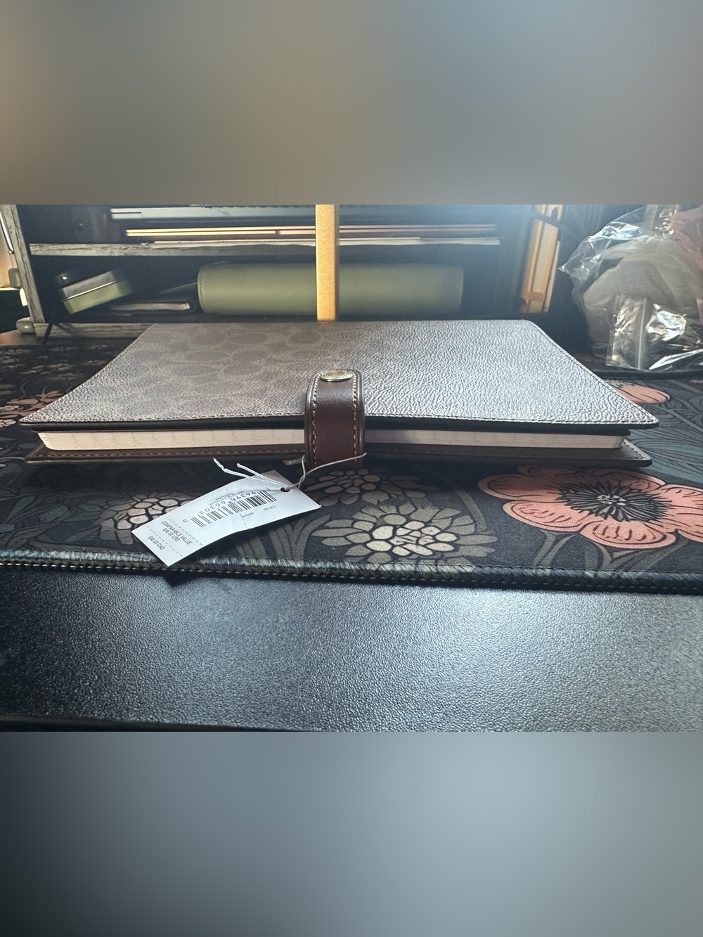 Coach Notebook In Signature Canvas - Picture 4 of 11